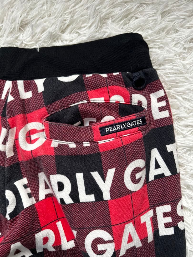 PEARLY GATES ロゴプリントスウェットパーカー パンツ セットアップ
