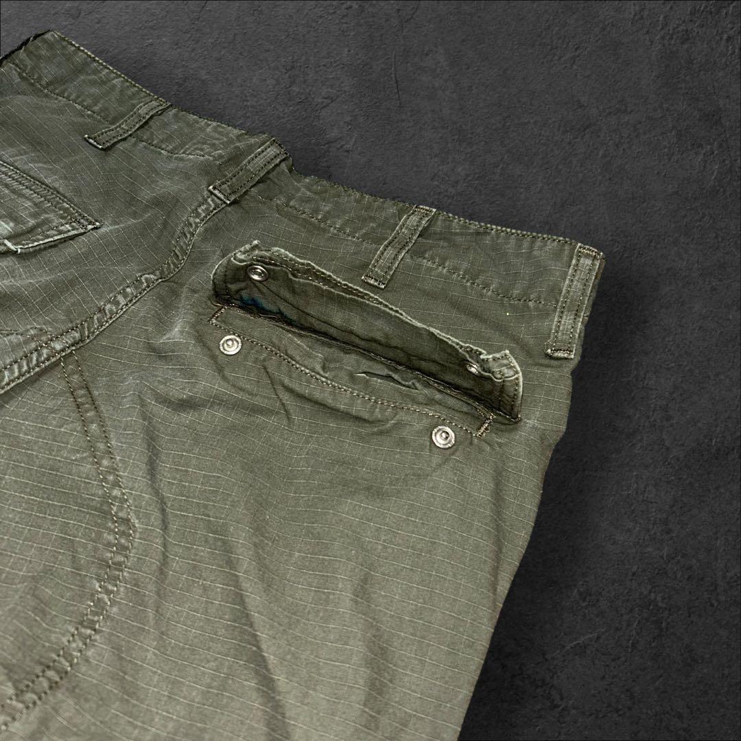 Carhartt カーハート カーゴパンツ リップストップ 軍パン ドローコード