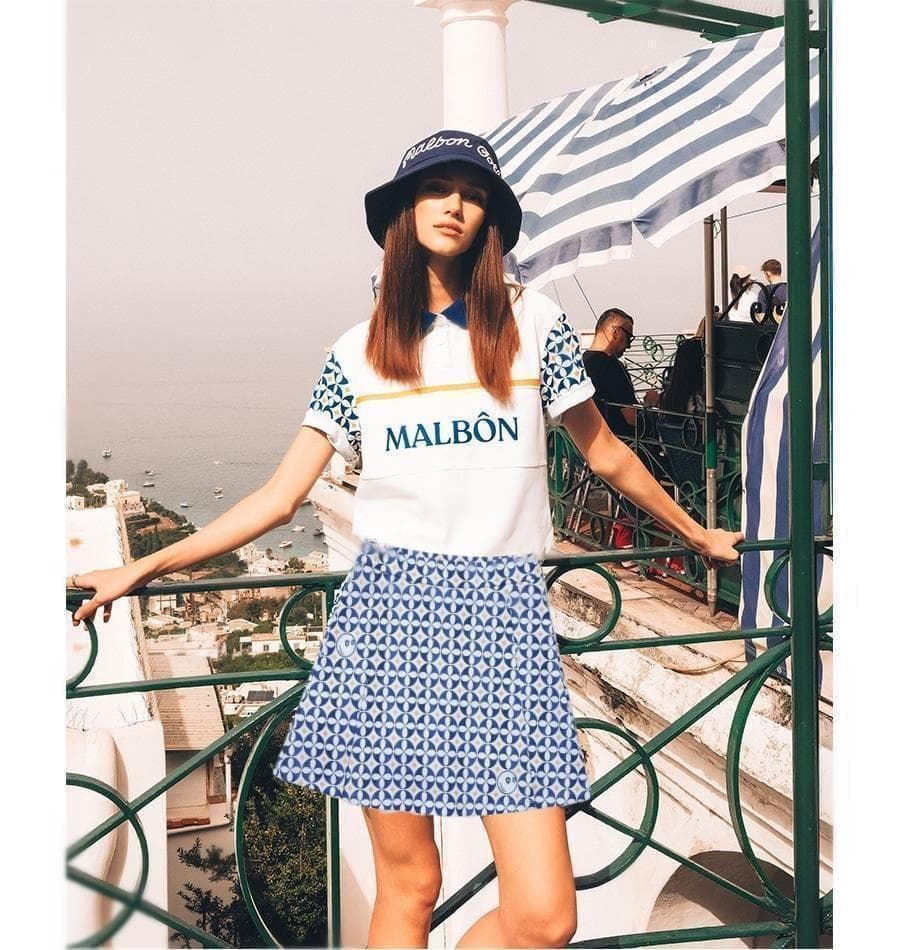 マルボンゴルフ 半袖 ポロTシャツ & スカート セット パンツ付 Lサイズ