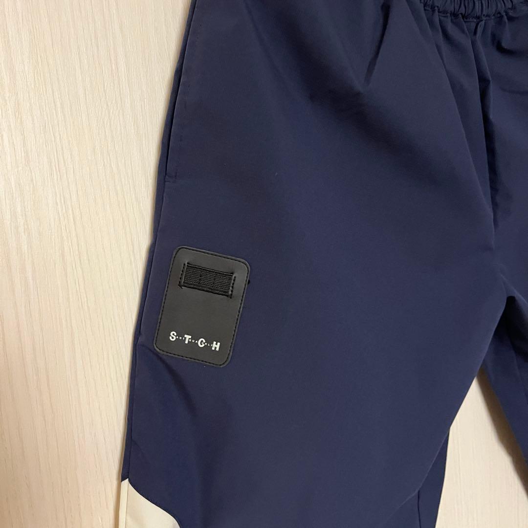 ANTIQUA GOLF×STCH 配色プルオーバー セットアップ ゴルフ 上下