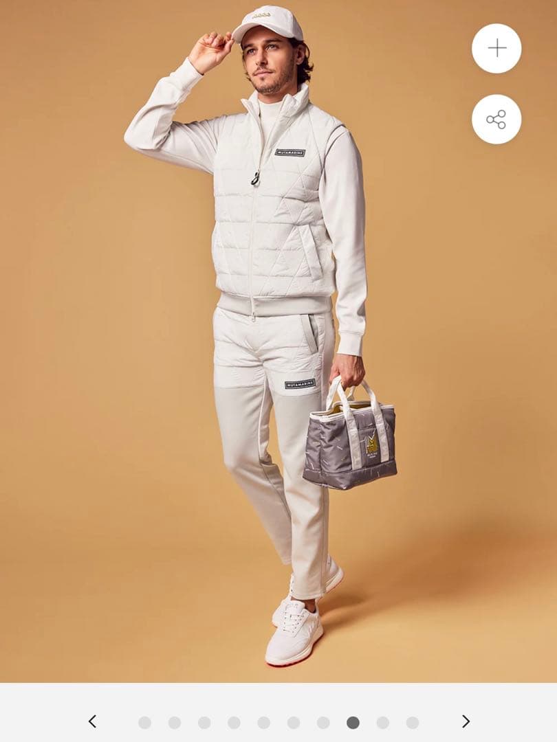 【早い者勝ち】MUTA ジオメトリック キルティングダウンベスト サイズ6