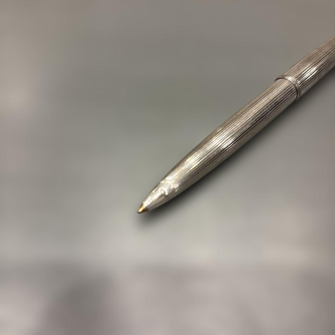 Montblancシルバー ストライプ ボールペン