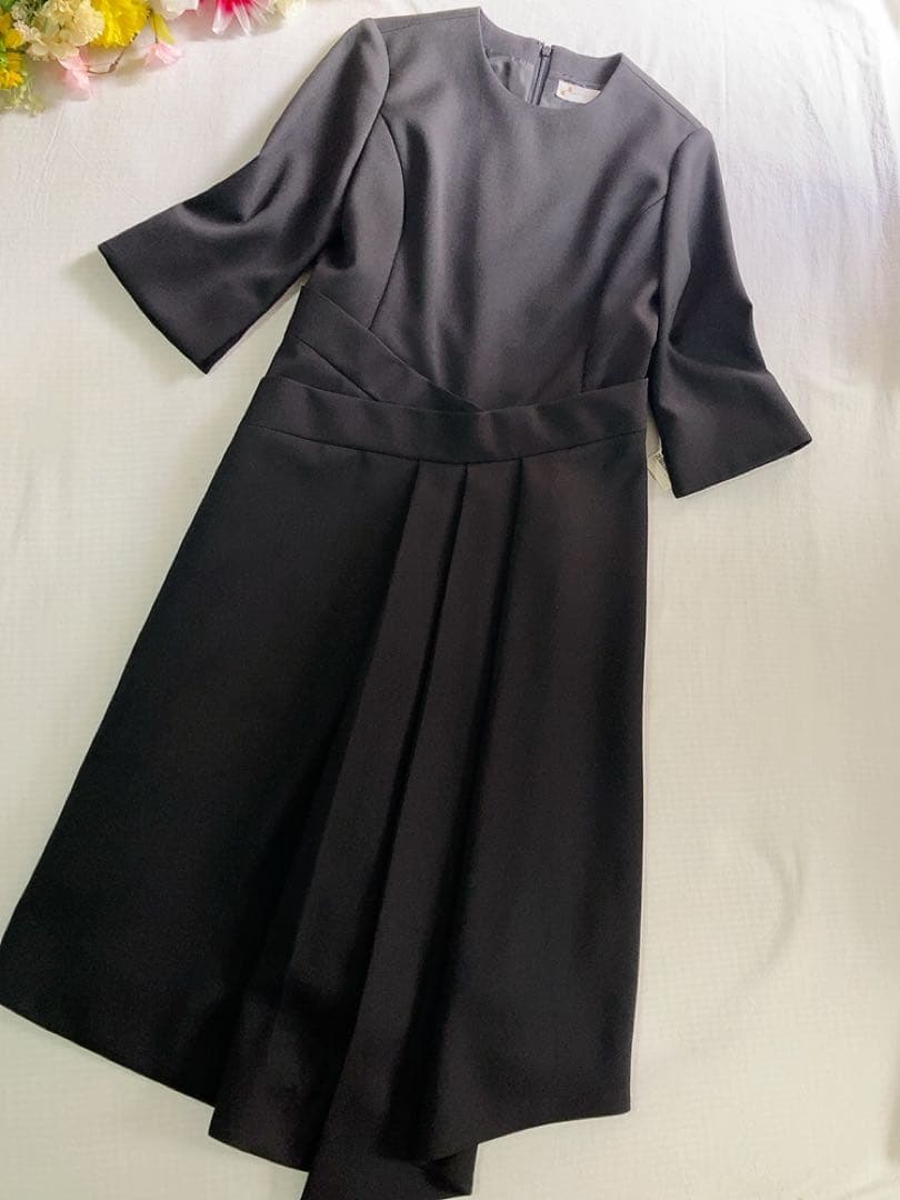 新品定価3万円 anni plusロングワンピース日本製 上品希少パティ結婚式