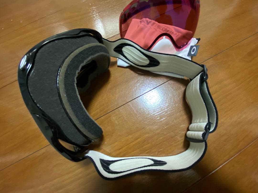 オークリーゴーグルクローバーPolarizedプリズムレンズ1枚付　ケース付き