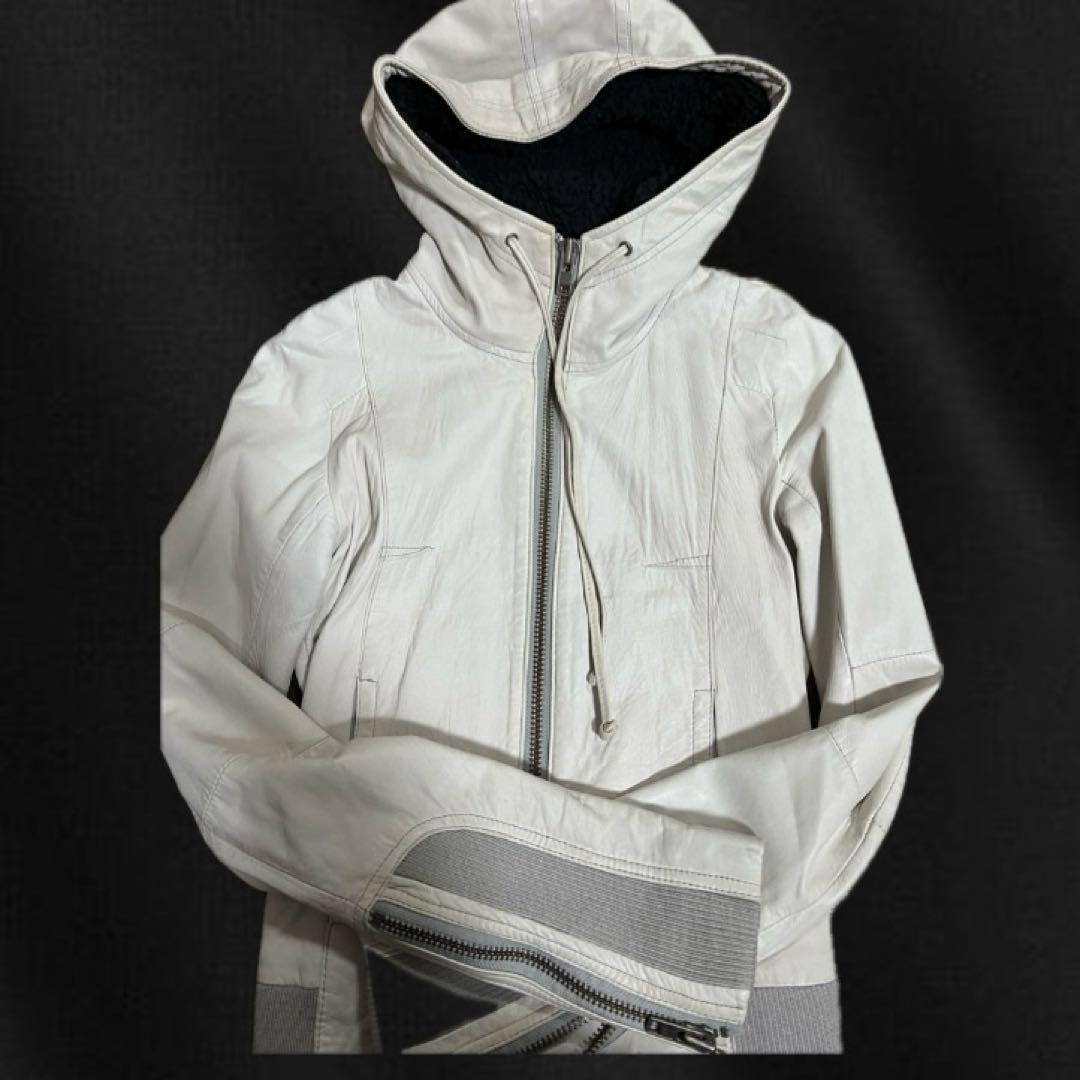 swag 00s 羊革　archive opium vkei ホワイトレザー