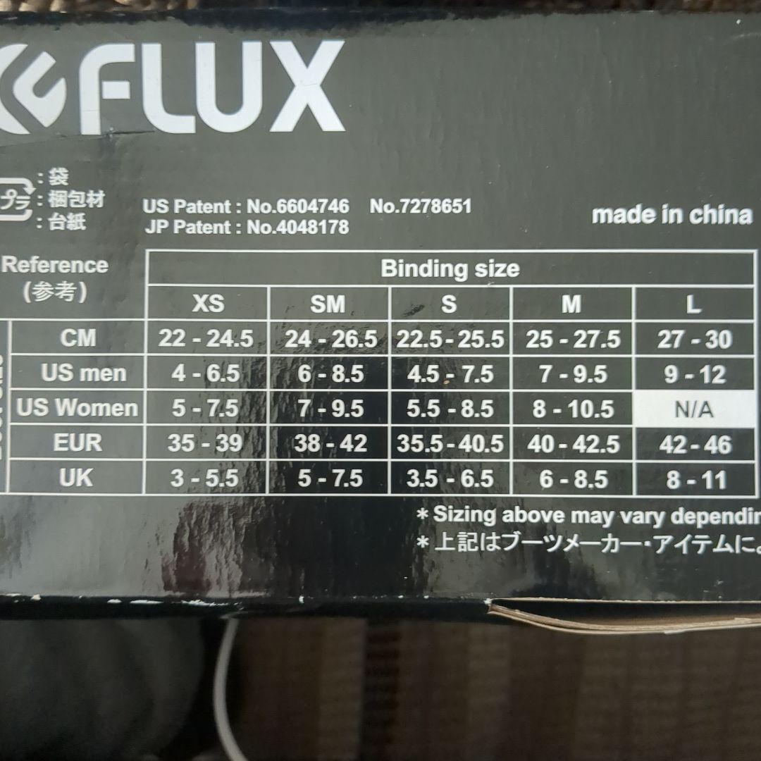 FLUX スノーボードビンディング ブラック
