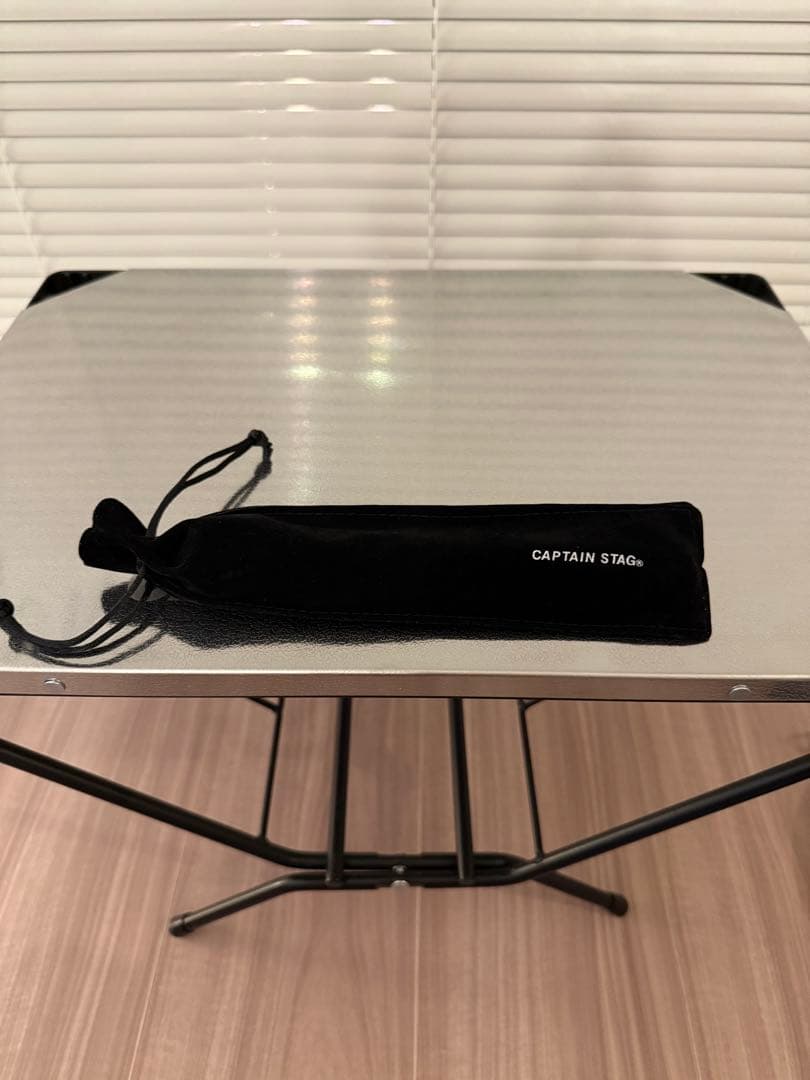 CAPTAIN STAG 折りたたみテーブル 薪割り台 火吹き棒 しゃもじ 付