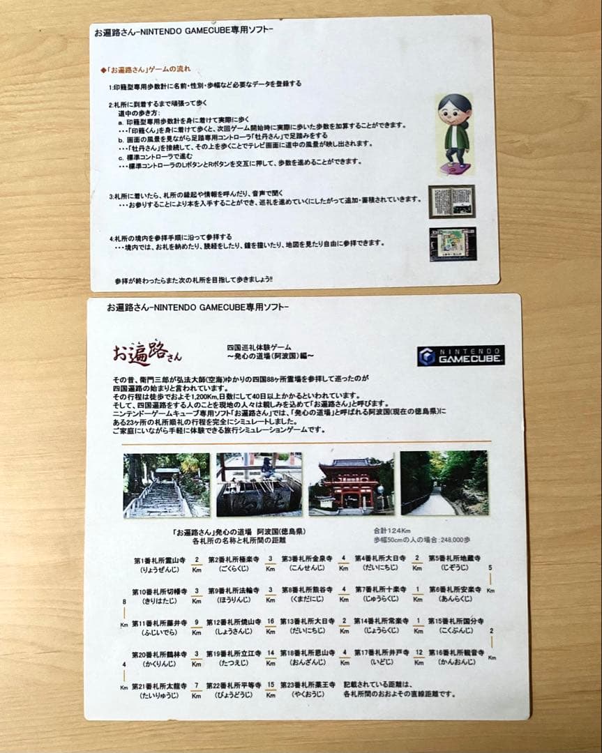 GC 四国巡礼体験ゲーム お遍路さん 発心の道場 阿波国編 セット