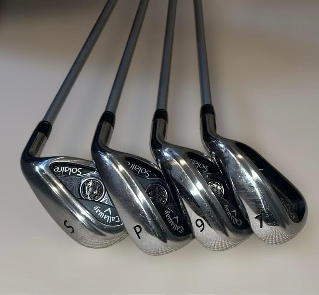【中古美品】Callaway Solaire 8本セット＆キャディバッグ