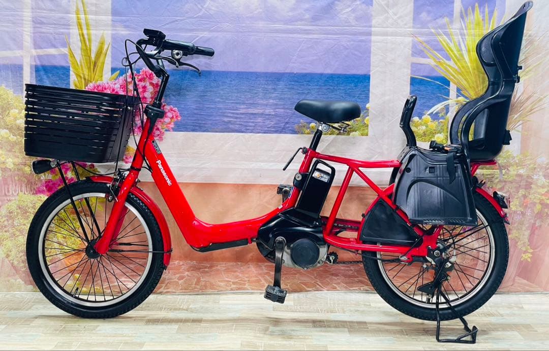 ギュットアニーズ⭐️16AH！パナソニック子供乗せ電動アシスト自転車Y3545