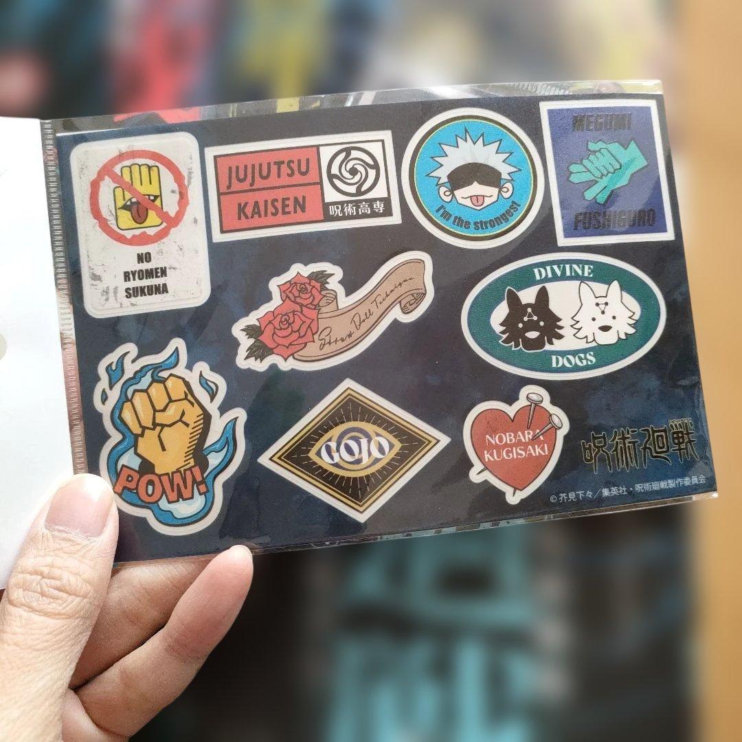 呪術廻戦 リミックス 1～4巻 コンビニコミック 漫画　ステッカー　校章　ピンズ