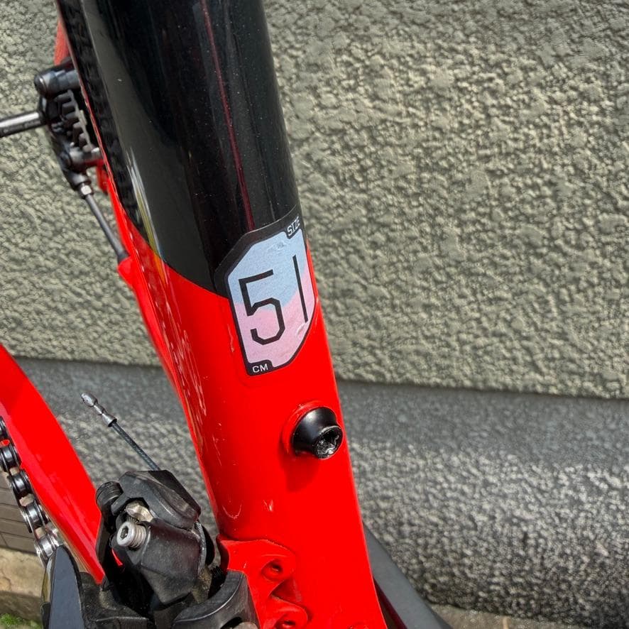 SuperSix evo gen3 red フレームコンポセット