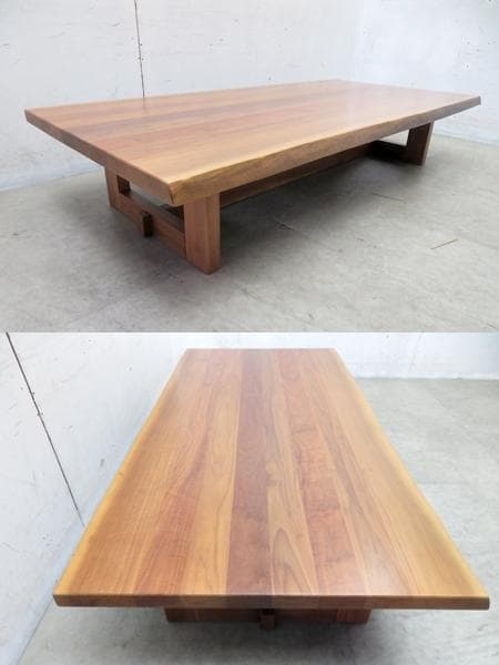展示品■アサヒ■ウォールナット■清月■ローテーブル■和モダン■180cm幅■座卓