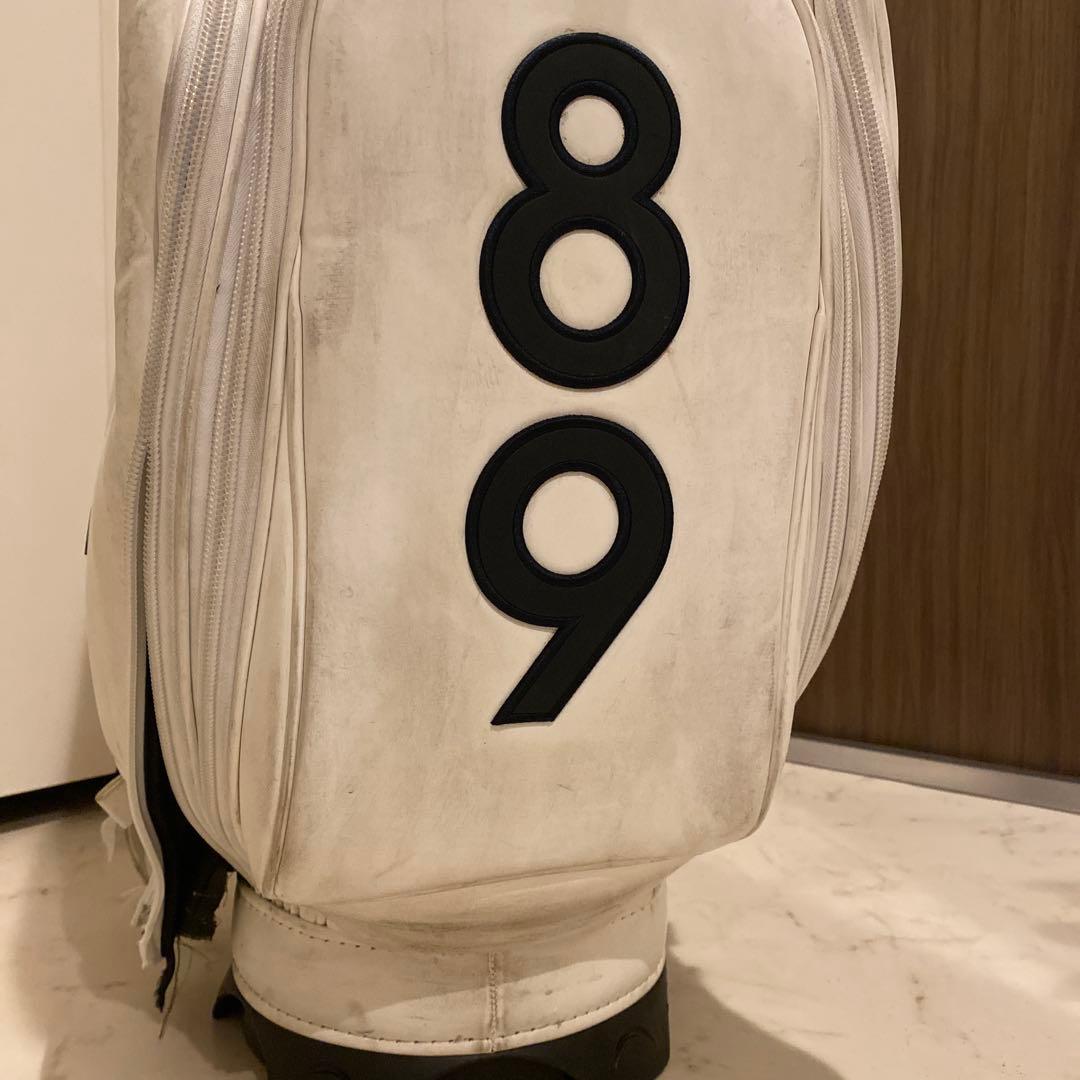 【破損部分あり】PEARLY GATES ゴルフバッグ 89 ホワイト