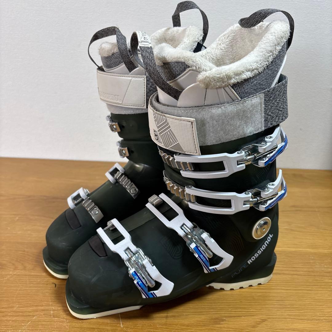 Rossignolレディーススキーセットストック付 24〜24.5cm 初心向