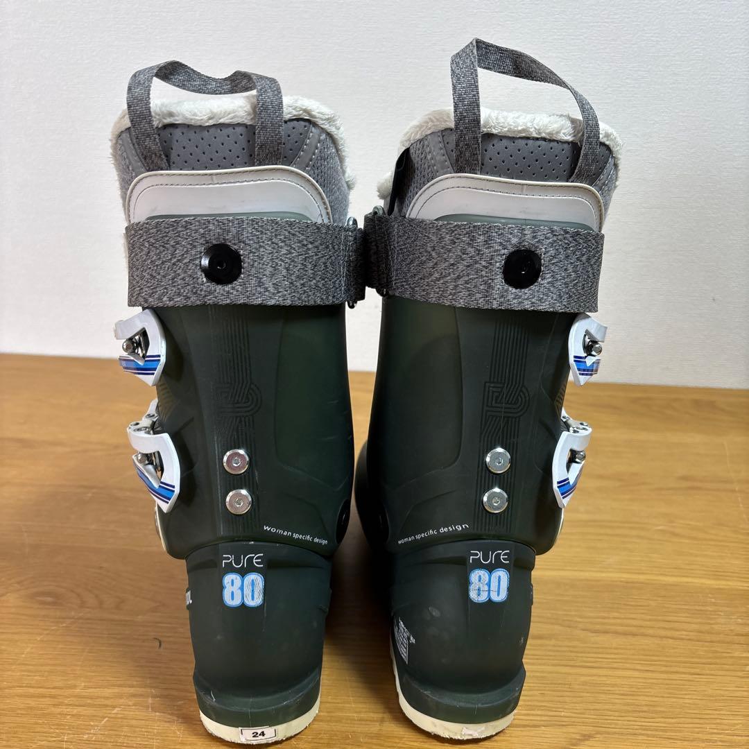 Rossignolレディーススキーセットストック付 24〜24.5cm 初心向