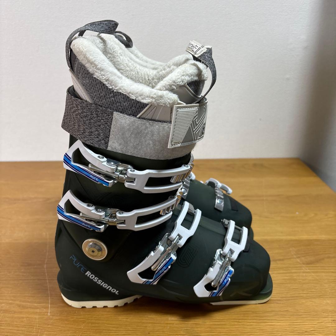 Rossignolレディーススキーセットストック付 24〜24.5cm 初心向