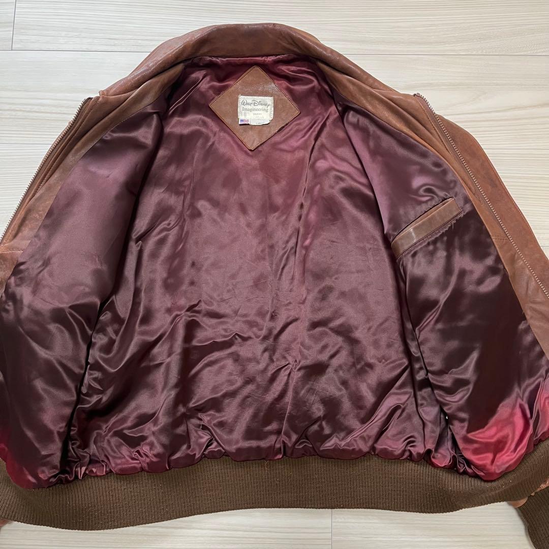 廃盤 ディズニー Walt Disneyレザー　A2 フライトジャケット　USA