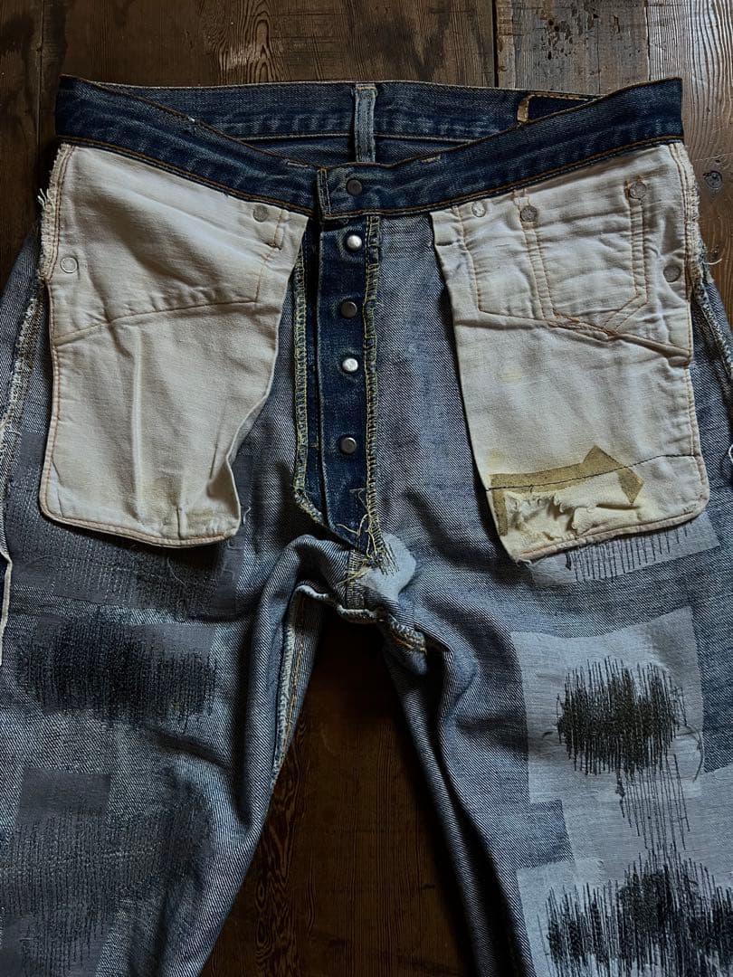 Y*O様 60s levi's 501 BIGE ボタン裏刻印2 足長R