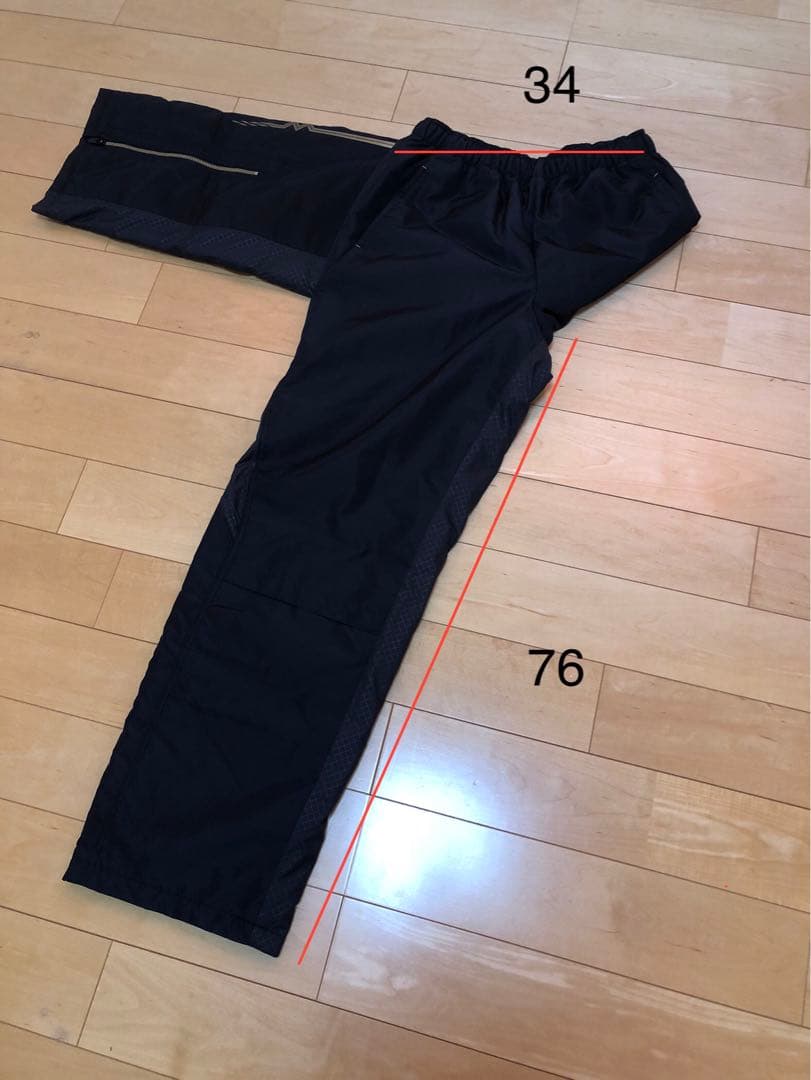 ミズノ中綿ウォーマージャケット上下セットアップ