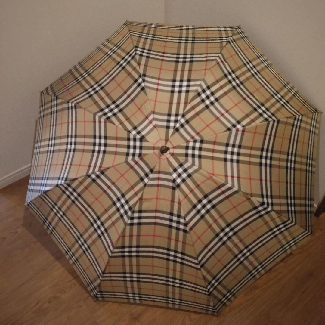 未使用　箱 タグ付　BURBERRY バーバリー ノバチェック柄　折りたたみ傘