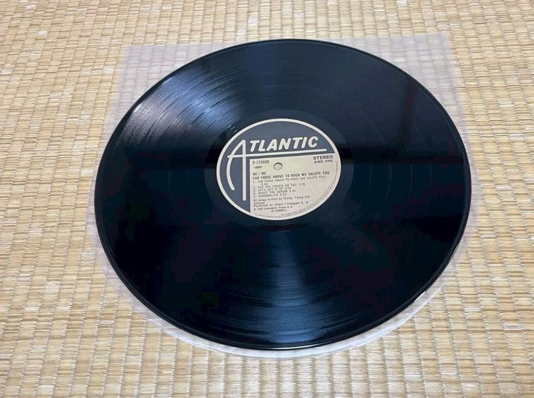 AC/DC 悪魔の招待状　レコード　販促品　プロモ下敷き