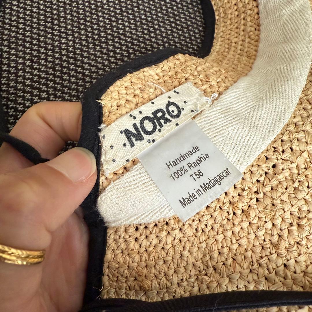 NORO VISIEREラフィア サンバイザー 麦わら帽子 Pili 岡本敬子