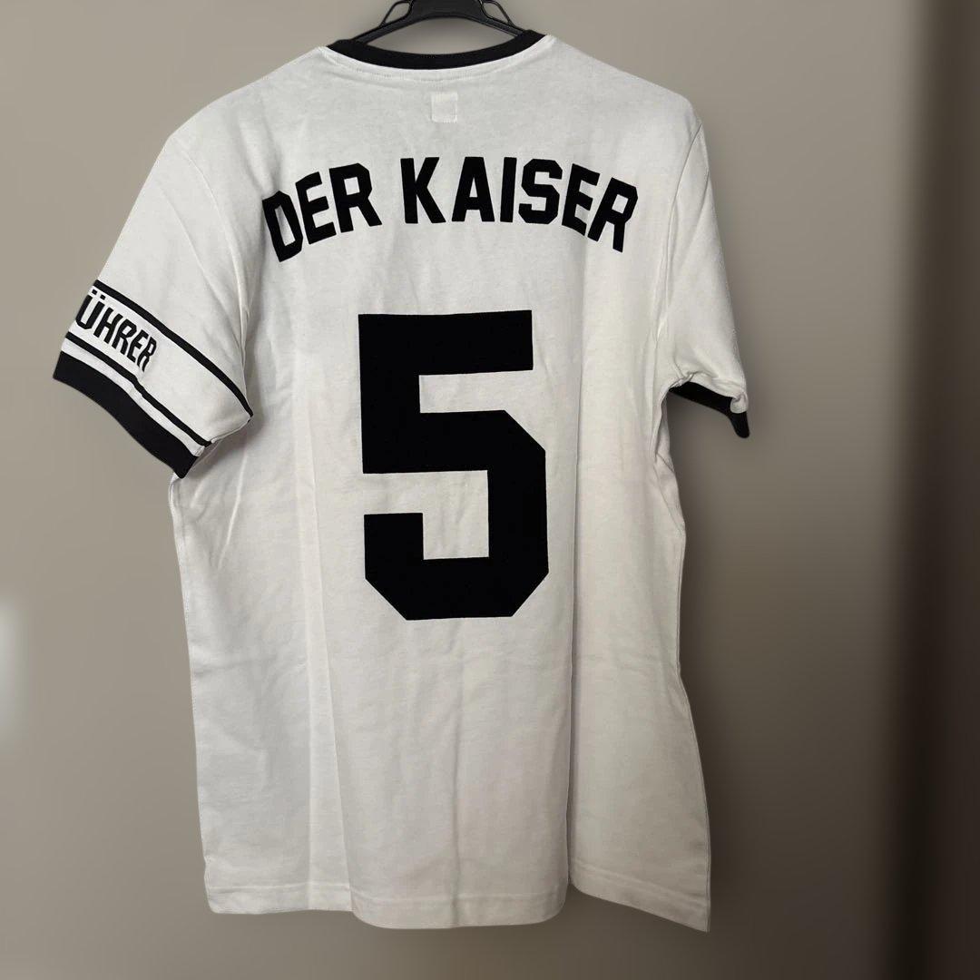 【3-12】西ドイツ代表　ベッケンバウアーTシャツ　タグ付き　難あり