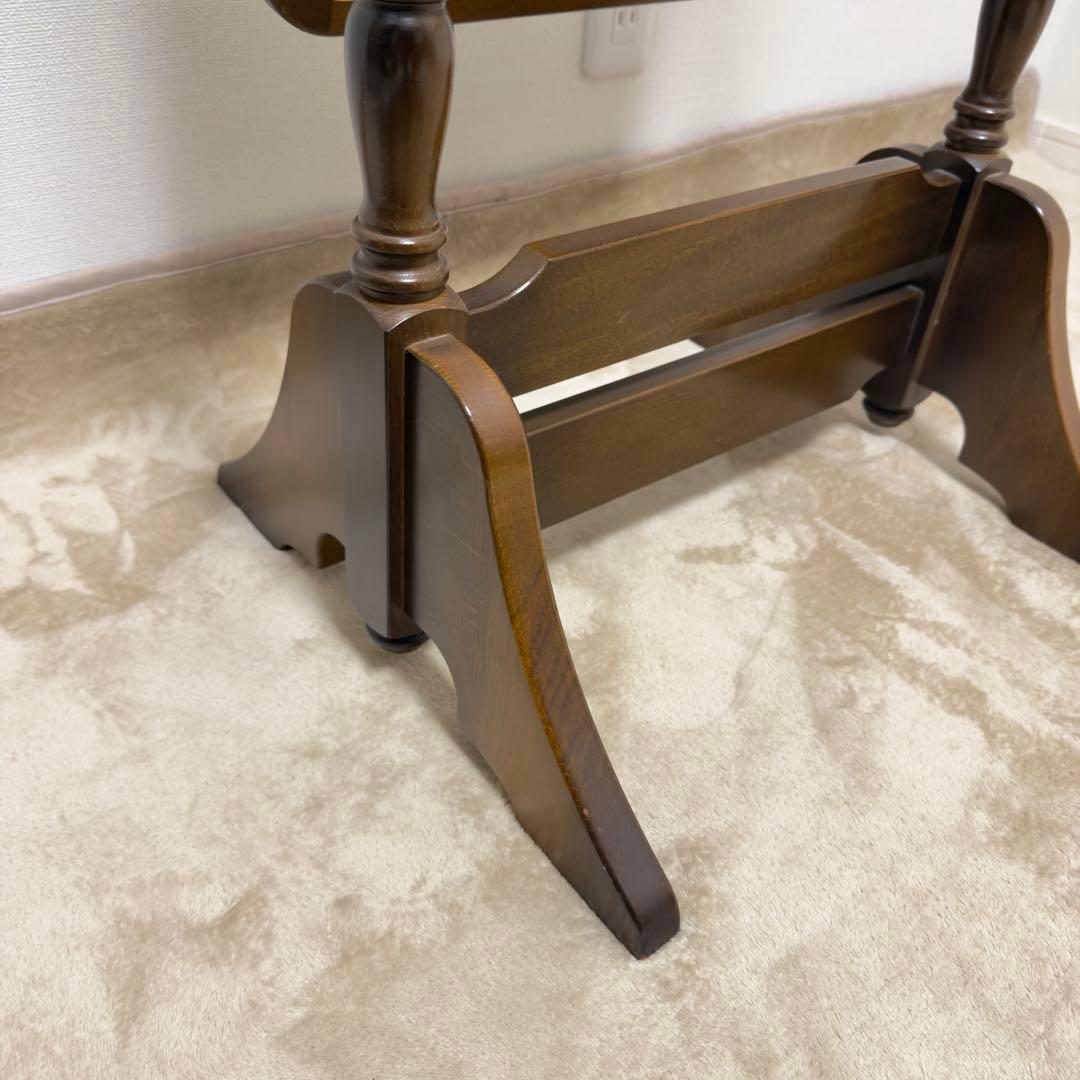 カリモク コロニアル 姿見 スタンドミラー 回転式