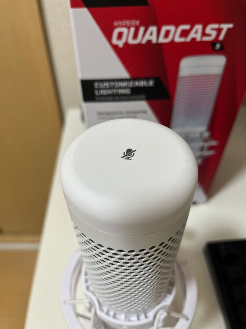 HyperX QuadCast Sホワイト USBマイク