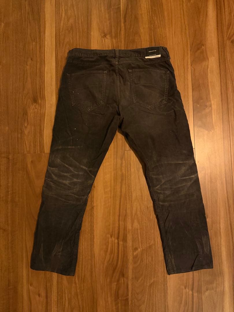 VANQUISH FRAGMENT コーデュロイパンツ 黒ブラック