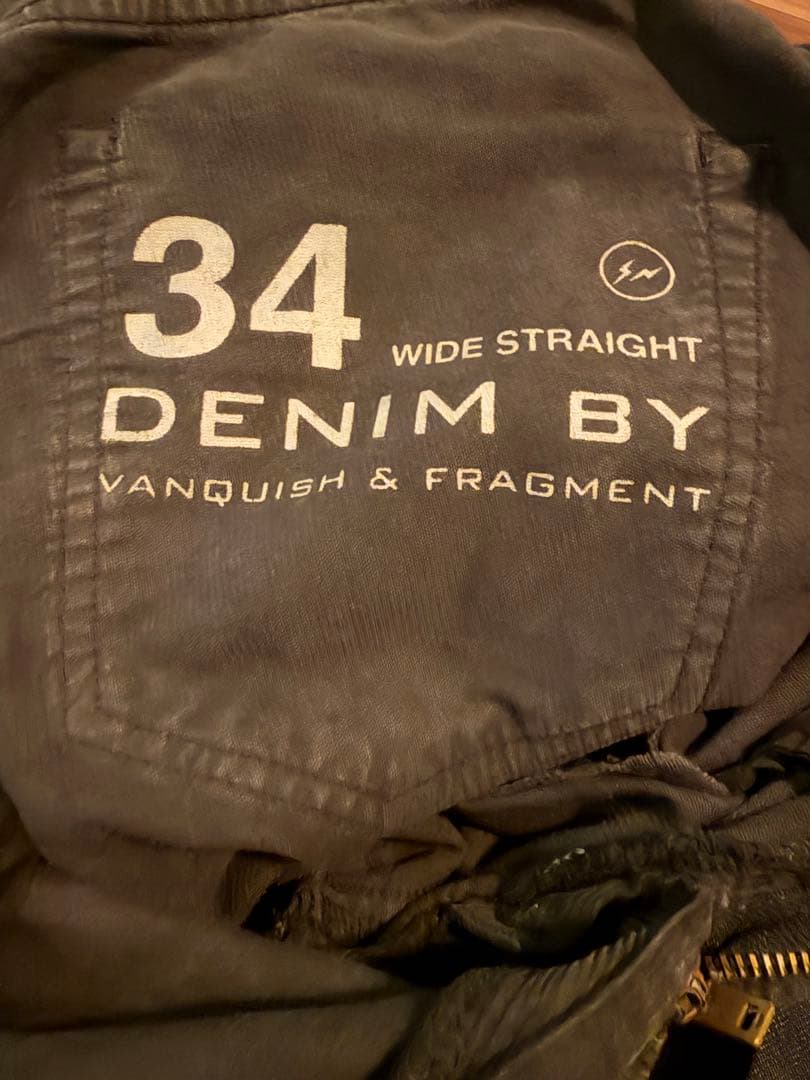 VANQUISH FRAGMENT コーデュロイパンツ 黒ブラック