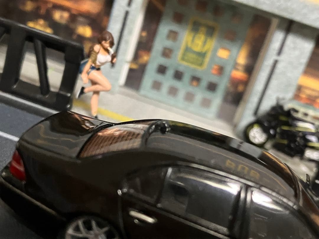 ミニカー 1/64 トヨタ　セルシオ 改造