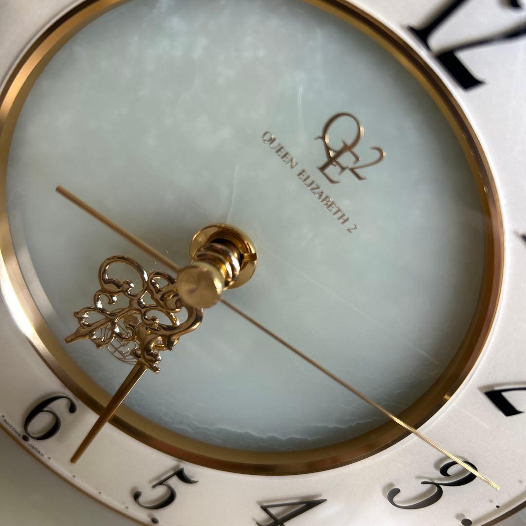 クイーンエリザベス2世 置時計 ジャンク品　送料込み