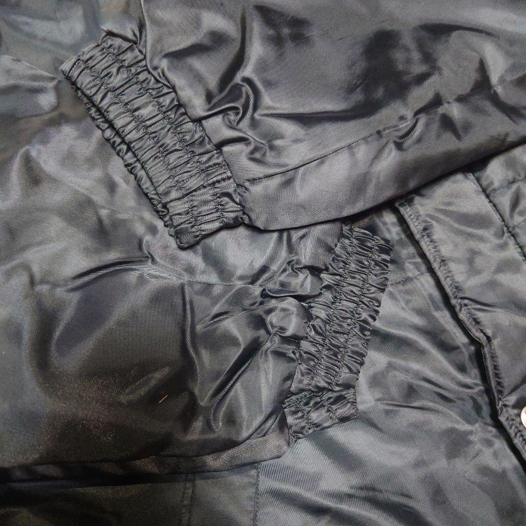 FILA ベンチコート 黒 フード付き サイズL・レトロ