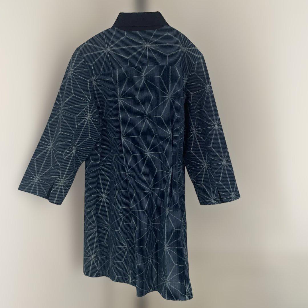 新品タグ付き久留米絣儀右衛門ギエモンブラウス　ぎえもん　シャツワンピース