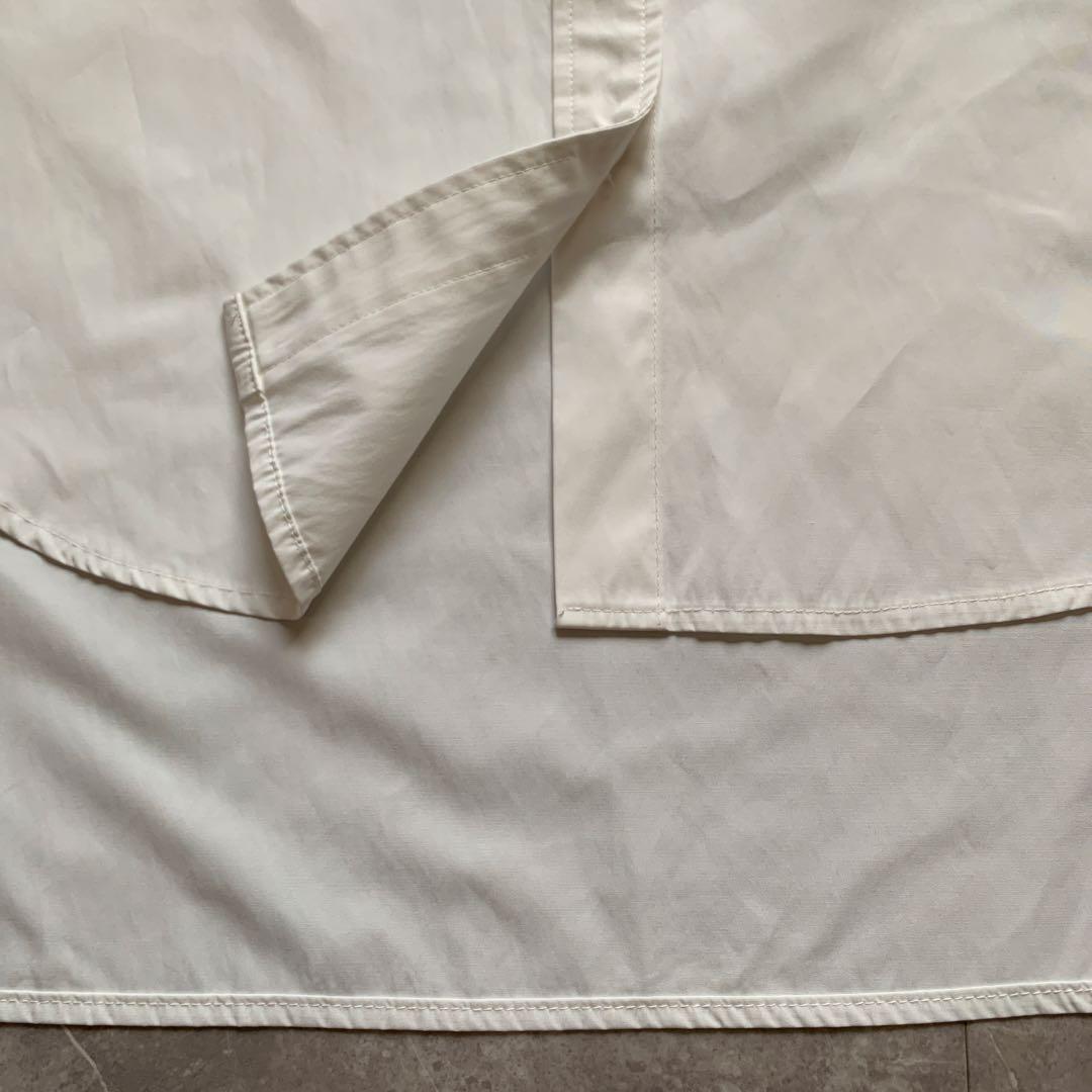 【美品】 machatt マチャット　スタンドカラーオーバーシャツ　白