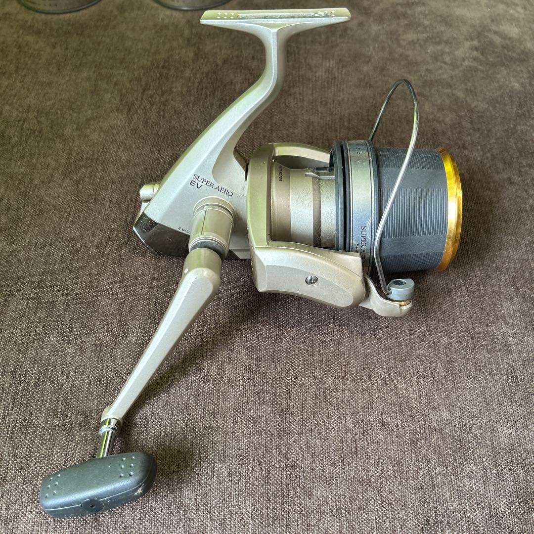 シマノスーパーエアロEV［未使用品］ サンラインPE1号-200m付