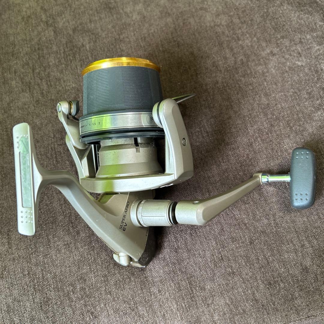 シマノスーパーエアロEV［未使用品］ サンラインPE1号-200m付