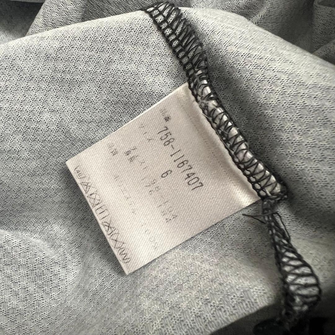 パーリーゲイツ　マスターバニー　千鳥柄　モックネック　半袖シャツ　メンズ　ゴルフ