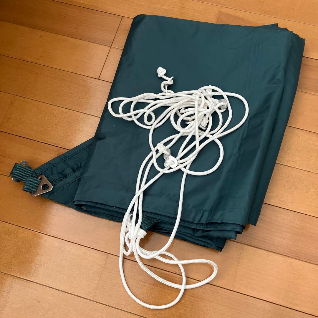 モンベル　ミニタープ　ヘキサゴン(旧型) ＋タープポール165cm ×1本