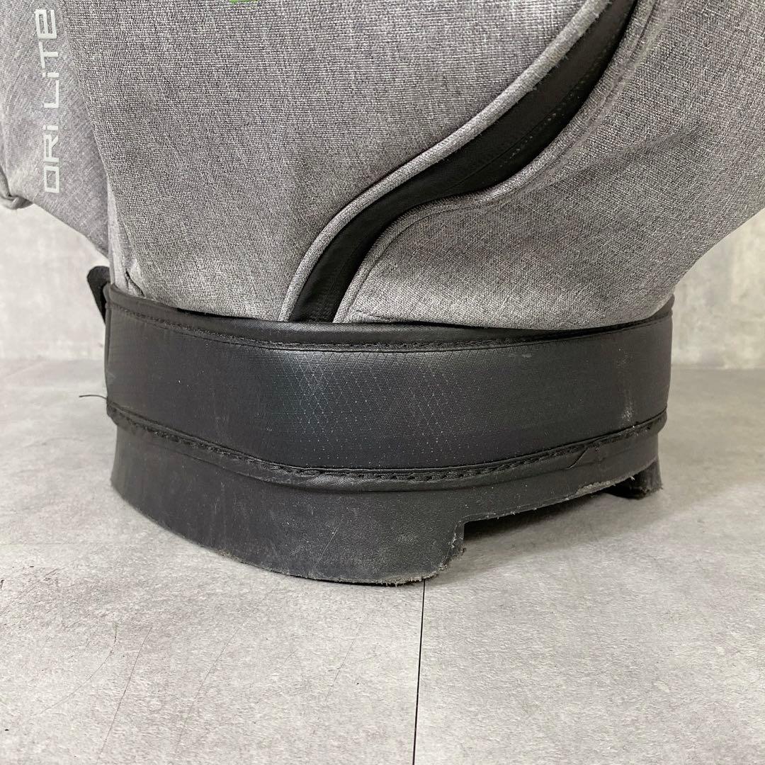 T571 ビックマックス メンズ ゴルフ キャディバッグ グレー 9型