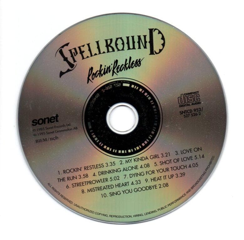 SPELLBOUND- Rockin' Reckless　北欧メタル