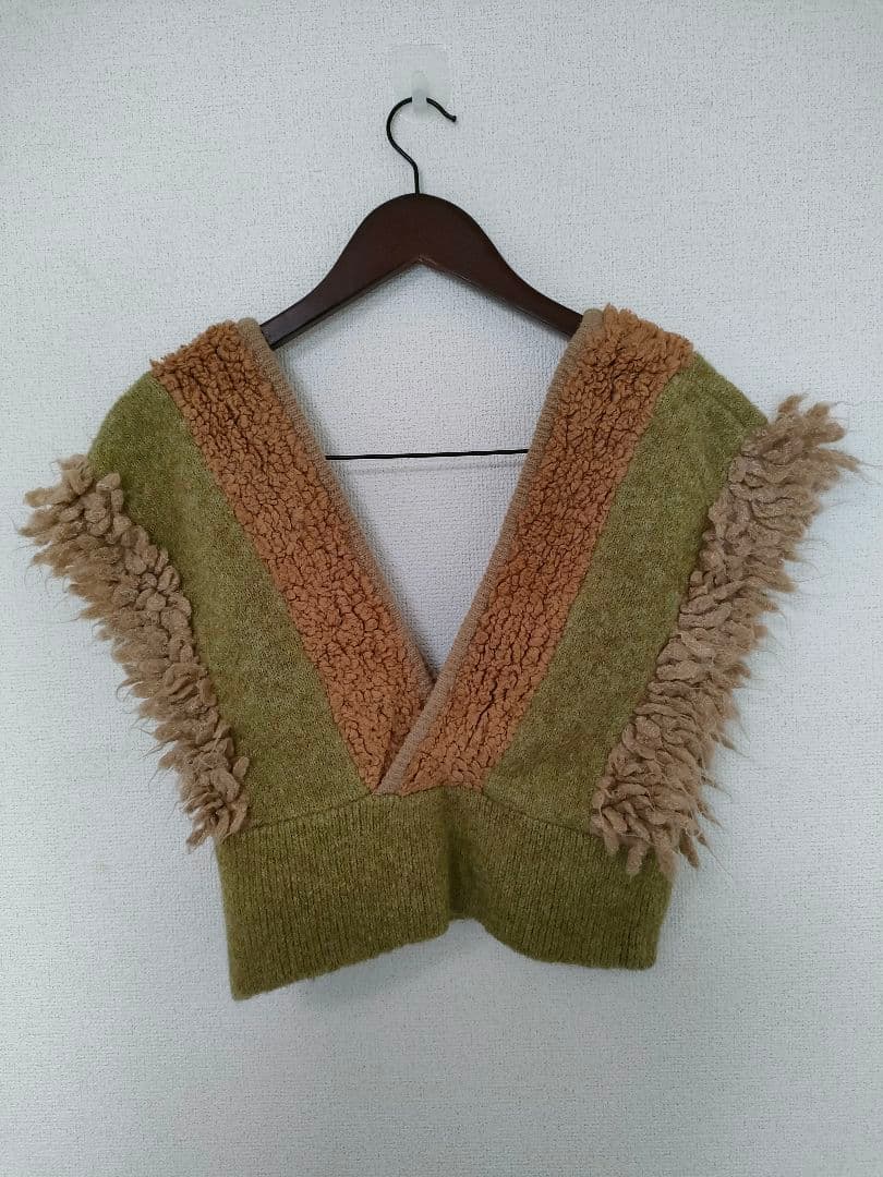 LEINWANDE　ラインヴァンド　ベスト　ビスチェ　ニット　ウール