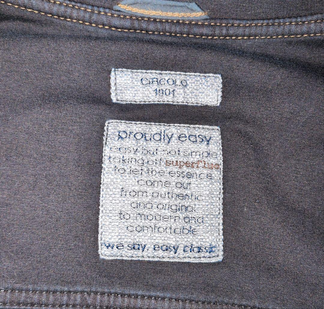 CIRCOLO 1901 ストレッチデニムジャケット ブラック　size:M