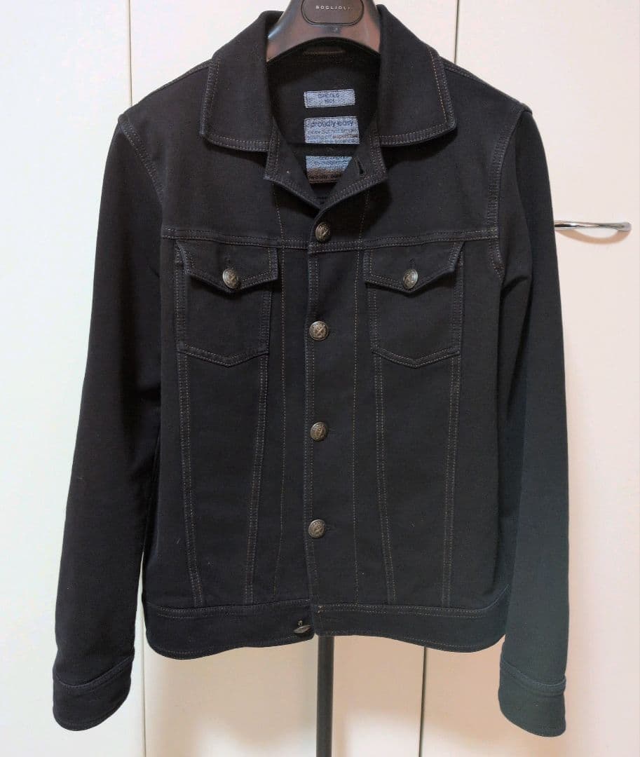 CIRCOLO 1901 ストレッチデニムジャケット ブラック　size:M