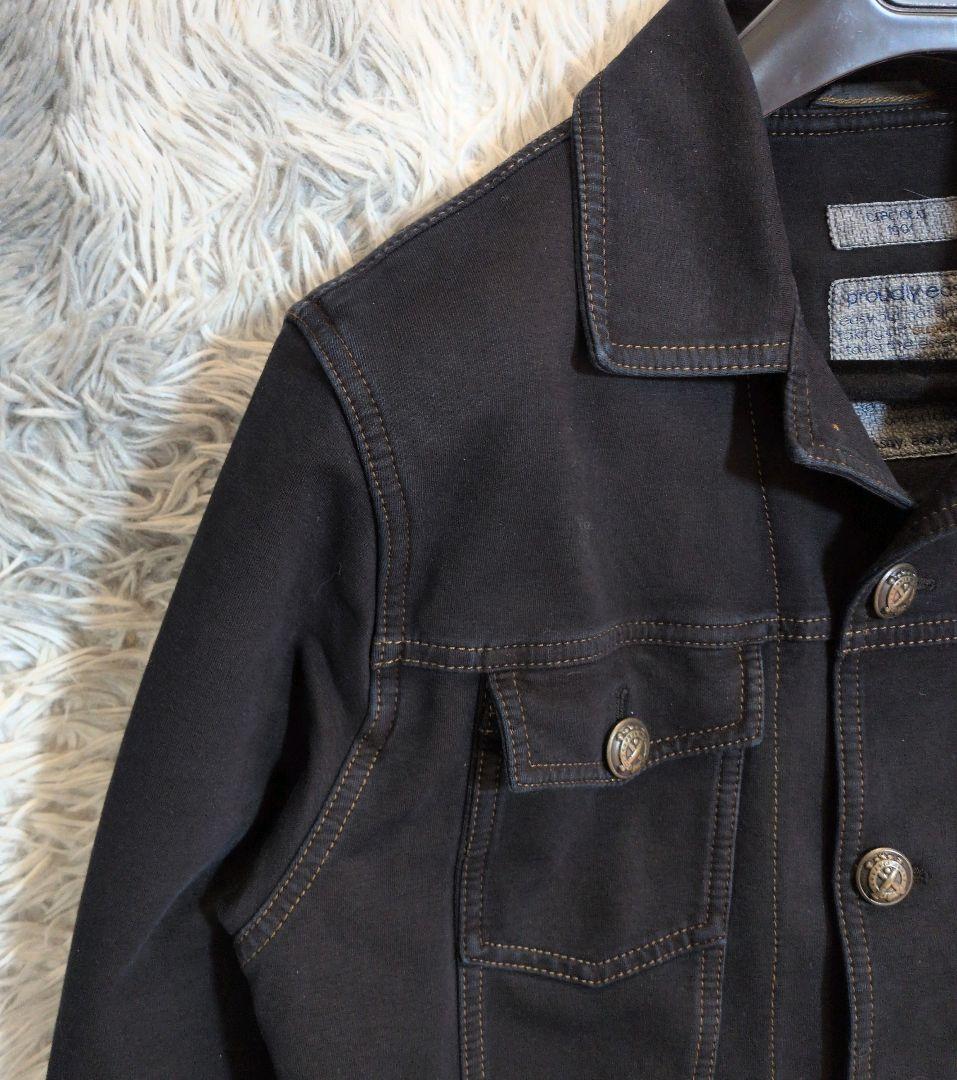 CIRCOLO 1901 ストレッチデニムジャケット ブラック　size:M