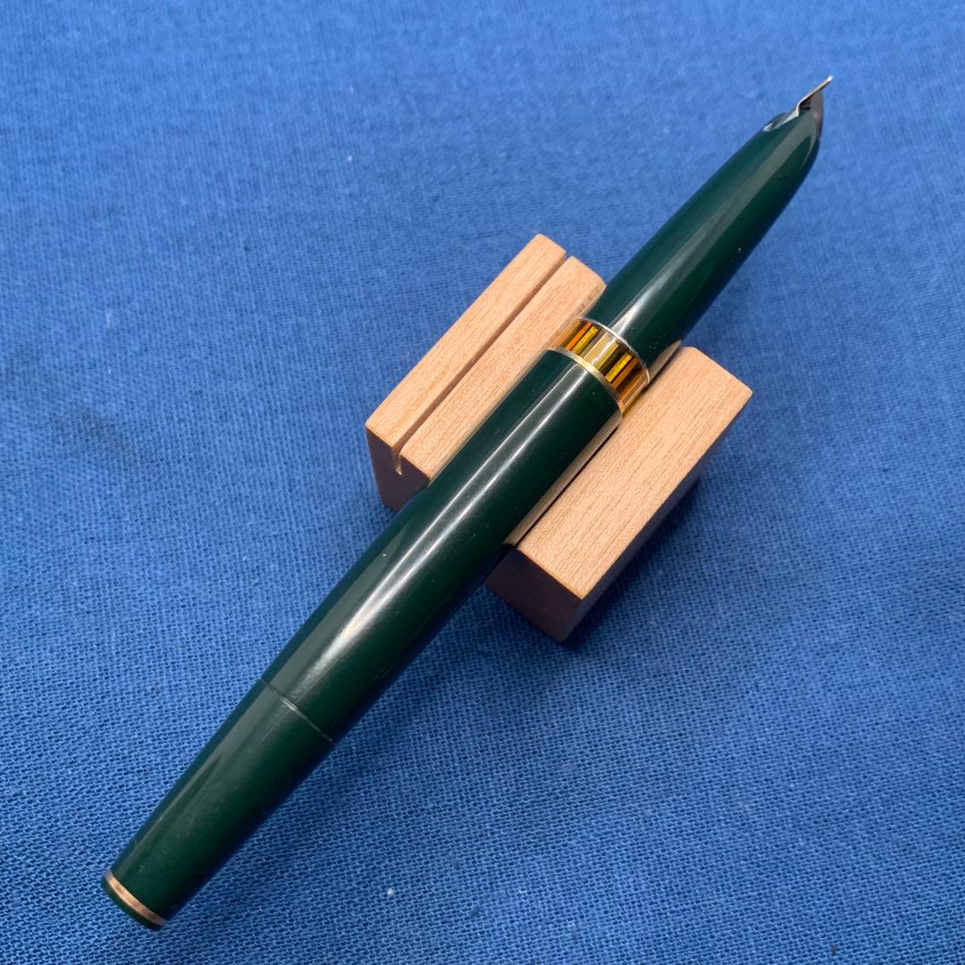 【希少】モンブラン no.12 グリーン軸　18C EF 万年筆
