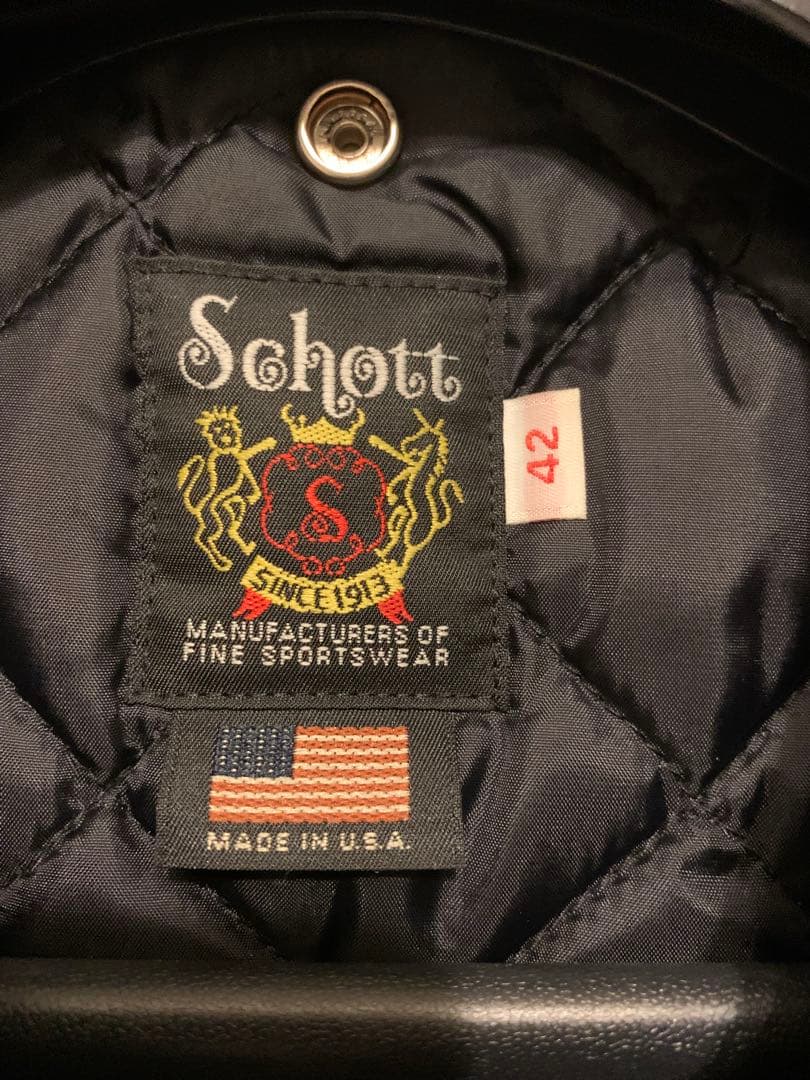 Schott ダブルライダース ワンスター サイズ42 613us 希少サイズ