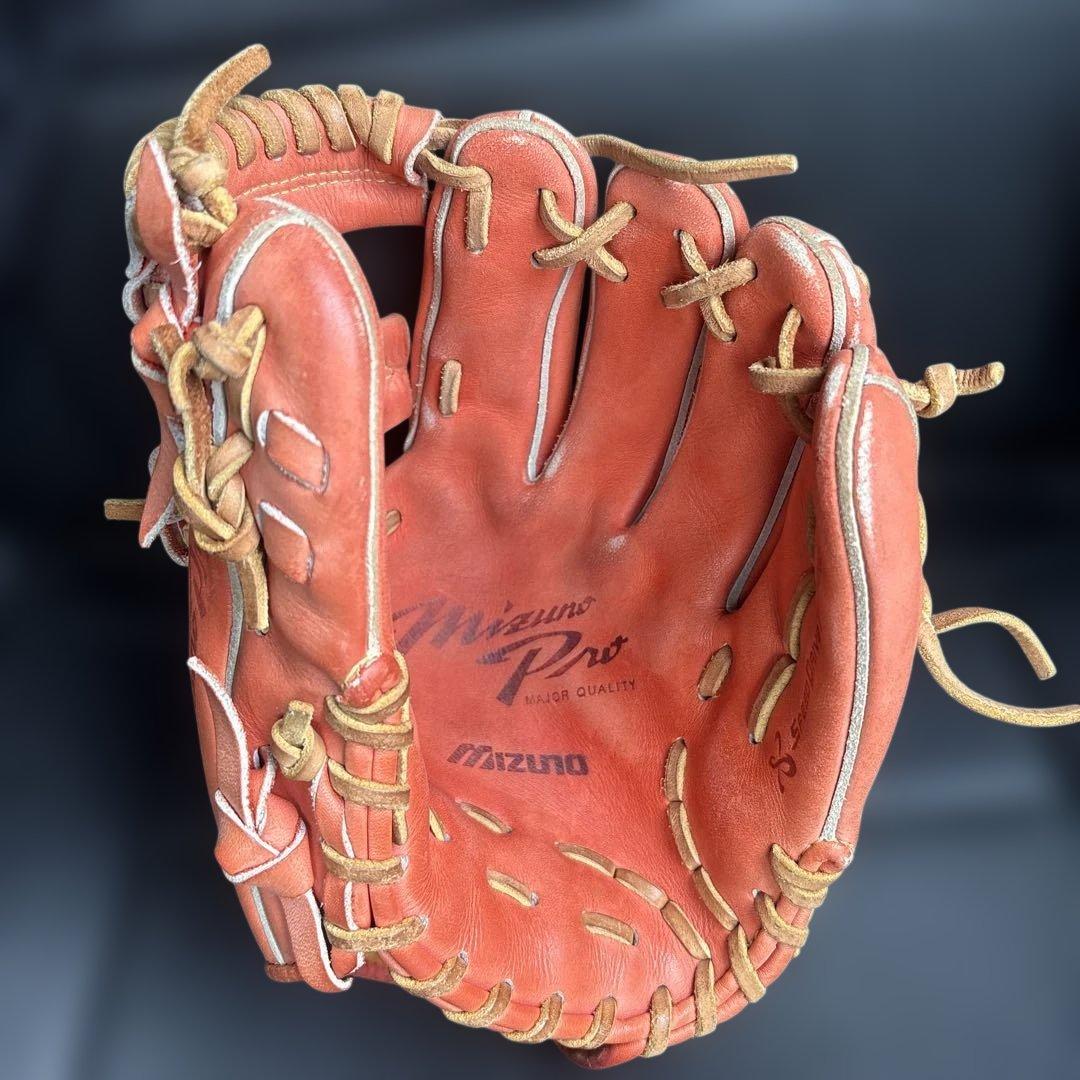 Mizuno Pro 硬式グローブ オレンジ　坂本勇人　内野用